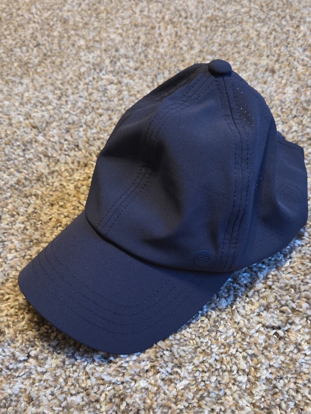 CALIA Women's Navy Performance Poney Tail Hat - Picture 2 of 6